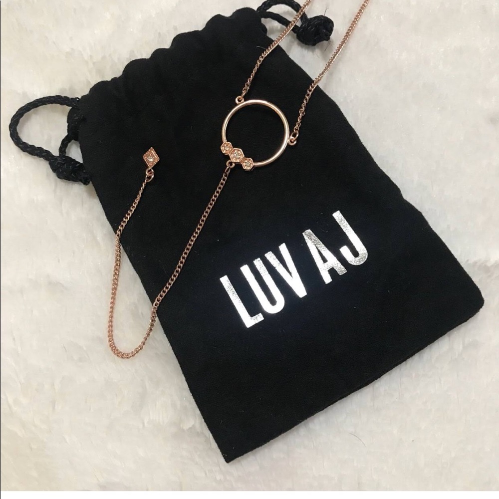 Luv AJ Rose Gold Necklace